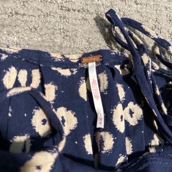 Free People Indigo Molly Tunic, Indigo Combo - Picture 6 of 6